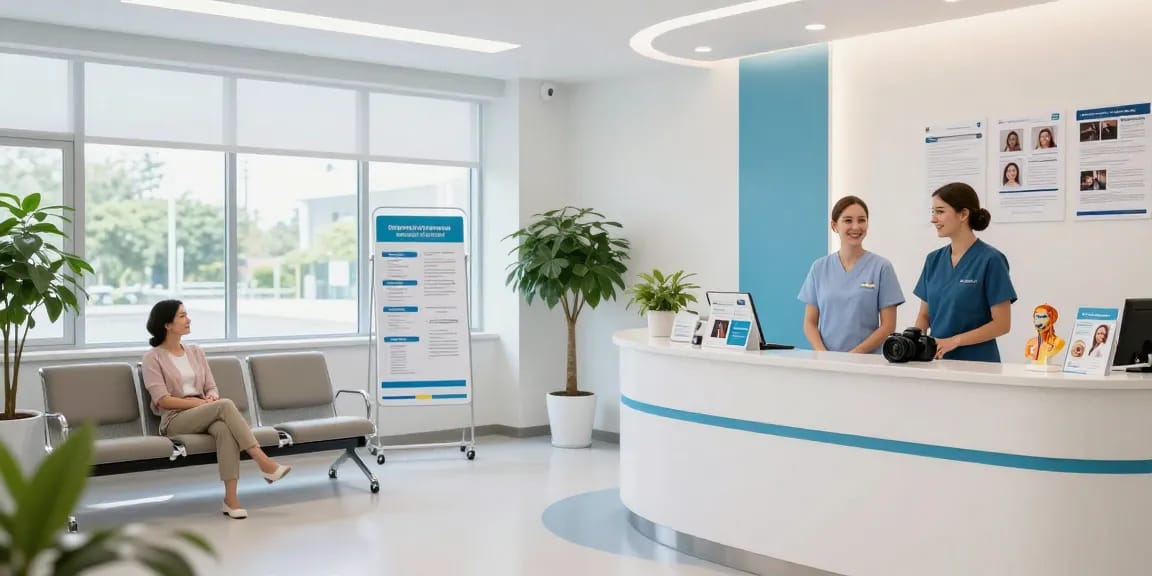 Hair transplant turkey consultation at modern health clinic, dedicated to patient care and advanced medical services.