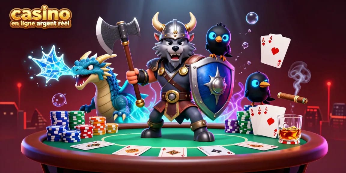 Jouez sur un casino en ligne argent réel avec des éléments de jeu animés et captivants.