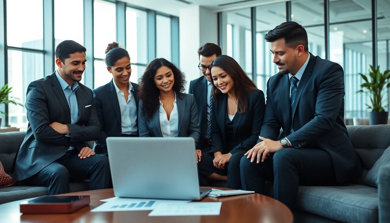 Legal Recoveries team collaborating in a bright office setting, showcasing professional expertise.