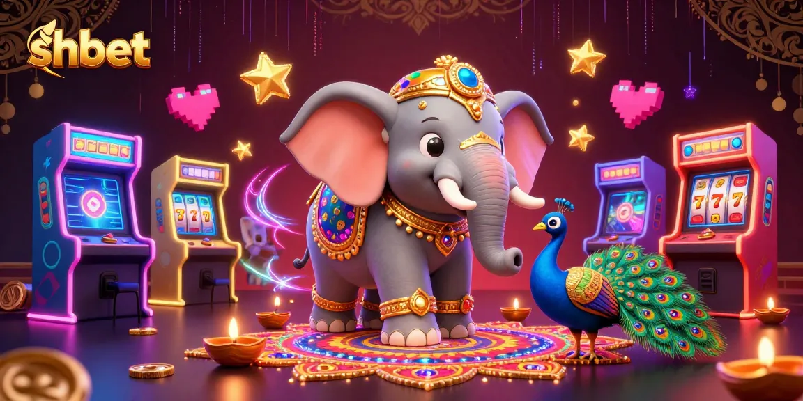 Engage with shbet's vibrant casino atmosphere featuring a dynamic 3D elephant and peacock.
