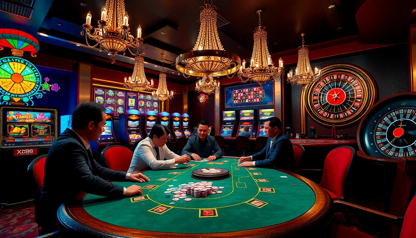 Betting on poker at XX88.nl with vibrant casino tables and exciting gameplay.