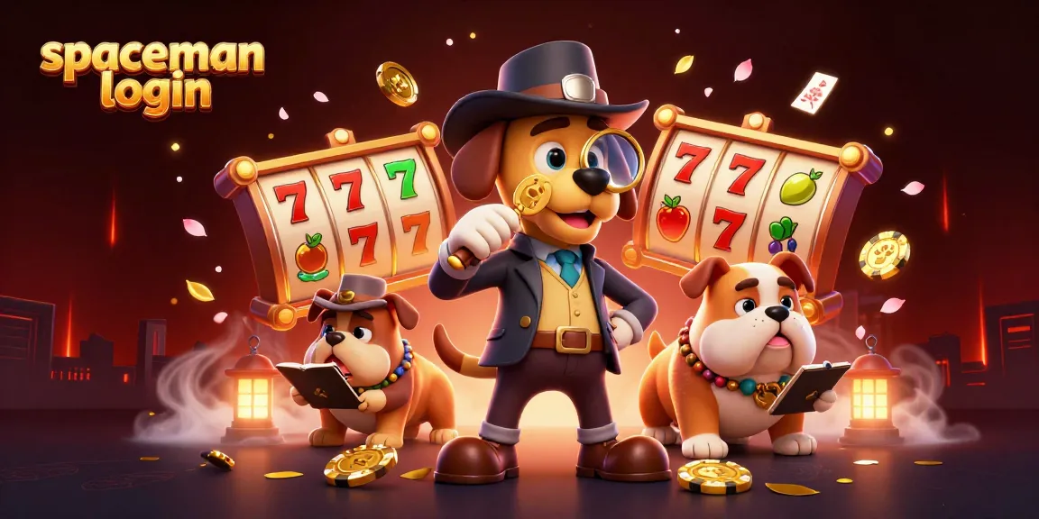 Engage with the exciting spaceman login experience through a vibrant casino scene featuring 3D cartoon characters and gaming elements.