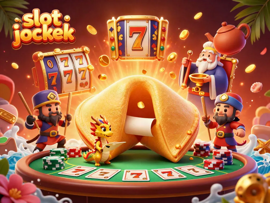Engage with the slot jackpot universe featuring dynamic characters and vibrant gaming elements in a captivating scene.