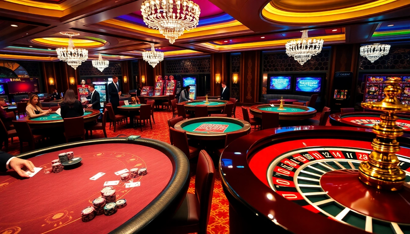 Découvrez l'excitation des casinos en ligne France fiables avec des tables de jeu vibrantes et des joueurs.