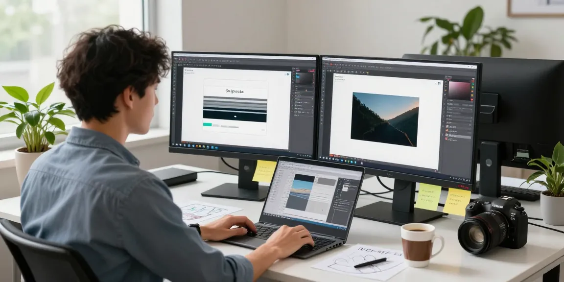 Using Snipaste官网 for efficient screenshotting and annotation in a modern office.
