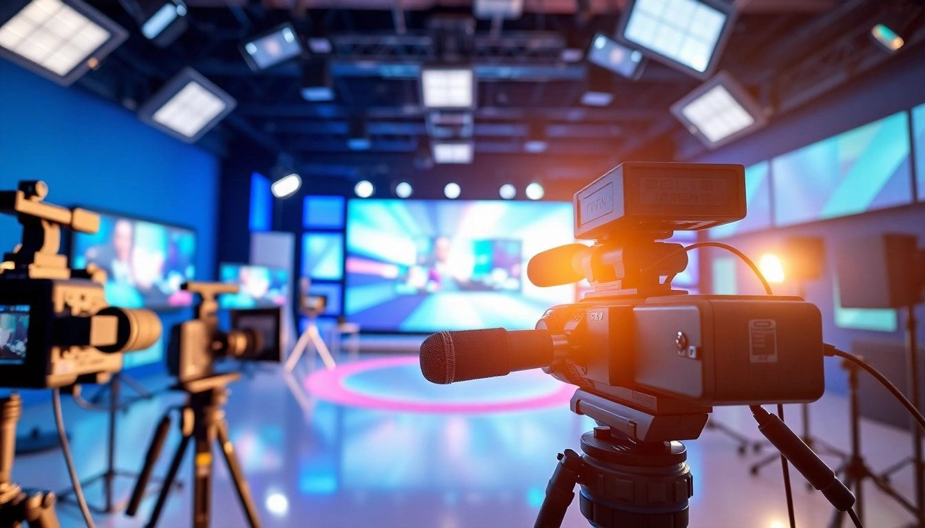 fadaeyat.com 최신 tv 제작 안내를 위한 전문 스튜디오 설정