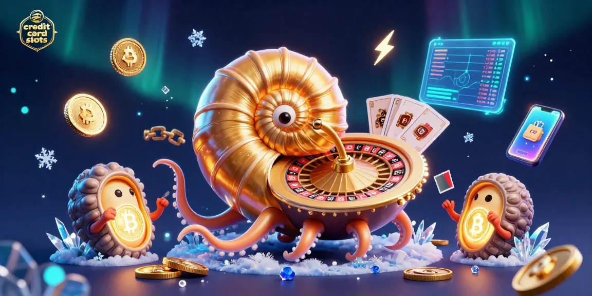 Experience thrilling credit card slots action with a dazzling nautilus and glowing companions.