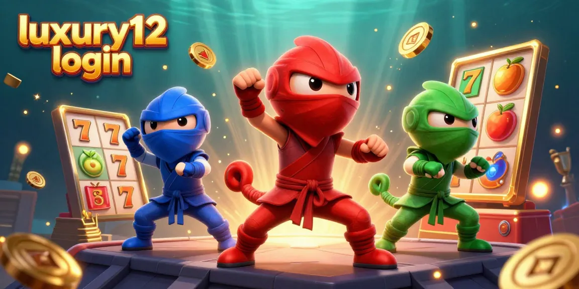 Experience luxury12 login with vibrant 3D slot machines showcasing dynamic gameplay and animated characters.