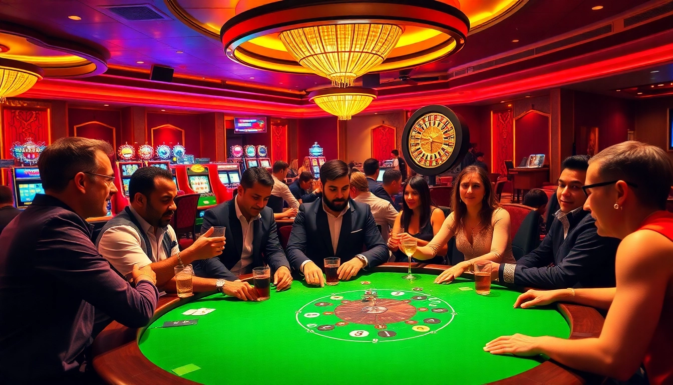 Un jeu de poker palpitant dans un meilleur casino en ligne, mettant en avant un gameplay intense et des environs luxueux.