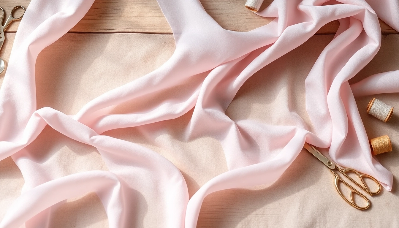 Mousseline stof met pastelkleuren en delicate textuur, perfect voor creatieve projecten.