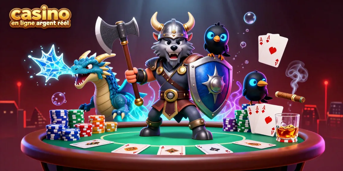 Jouez sur un casino en ligne argent réel avec des éléments de jeu animés et captivants.