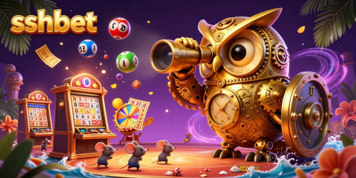 Experience the excitement of sshbet casino with vibrant games and a lively atmosphere illustrated through colorful elements.