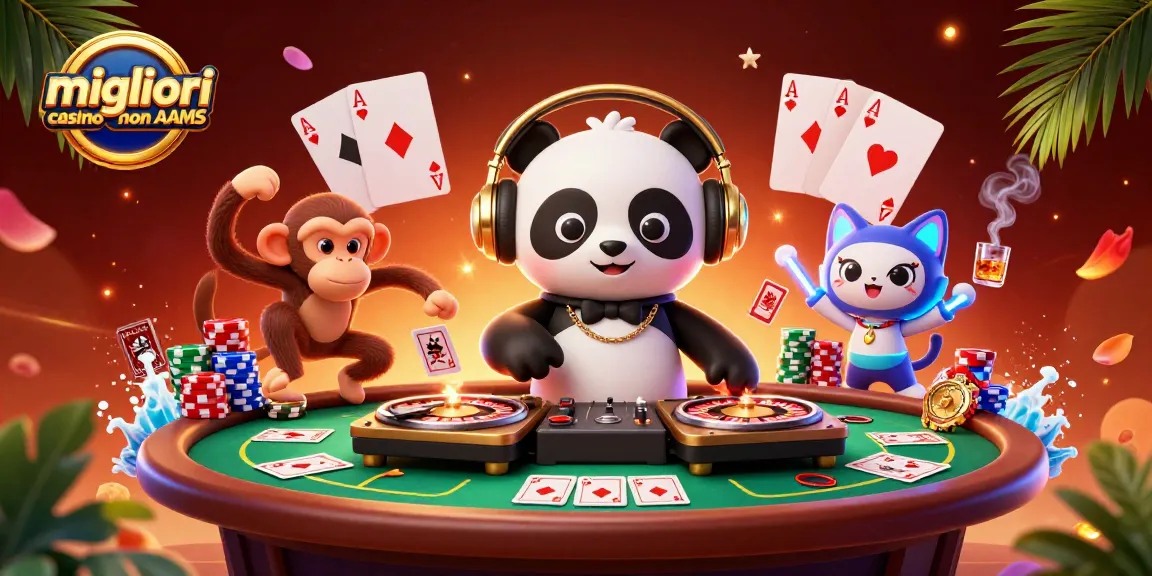 Scopri i migliori casino non AAMS con i personaggi giovanili che giocano e celebrano il divertimento.