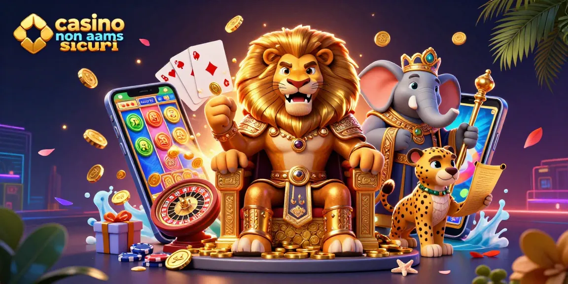 Vincere nei casino non AAMS sicuri con il re leone e le offerte di gioco entusiasmanti.