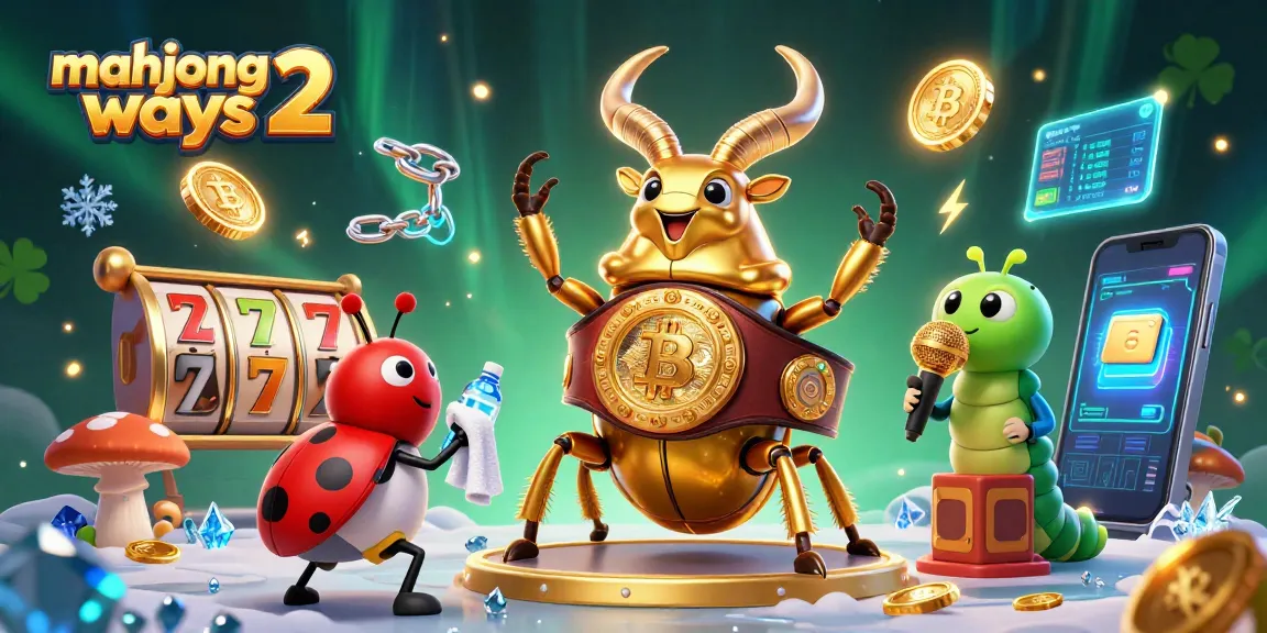 Spin to win in mahjong ways 2 as vibrant characters celebrate jackpots amidst glowing crypto coins and slots.