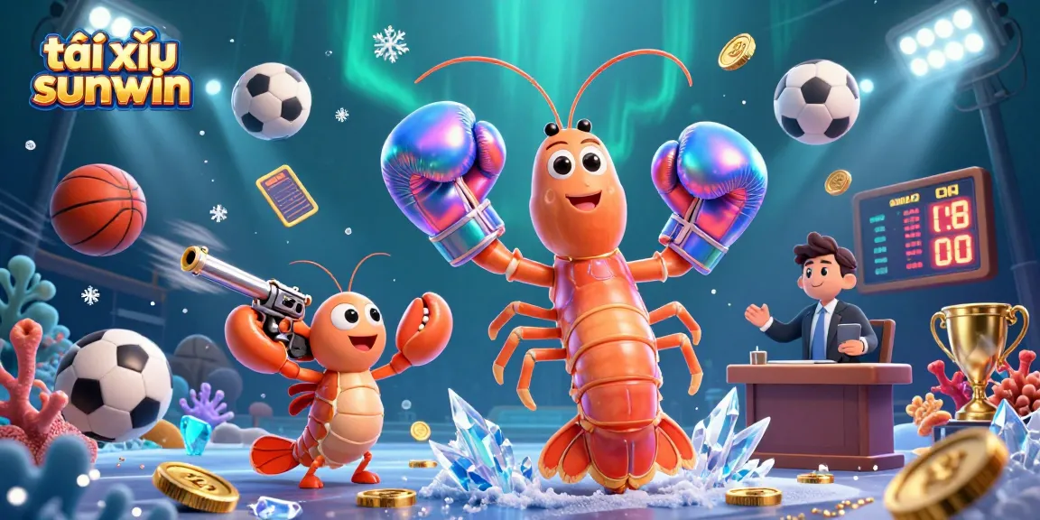 Engage in thrilling tài xỉu sunwin gameplay with dynamic sports elements and vibrant underwater imagery