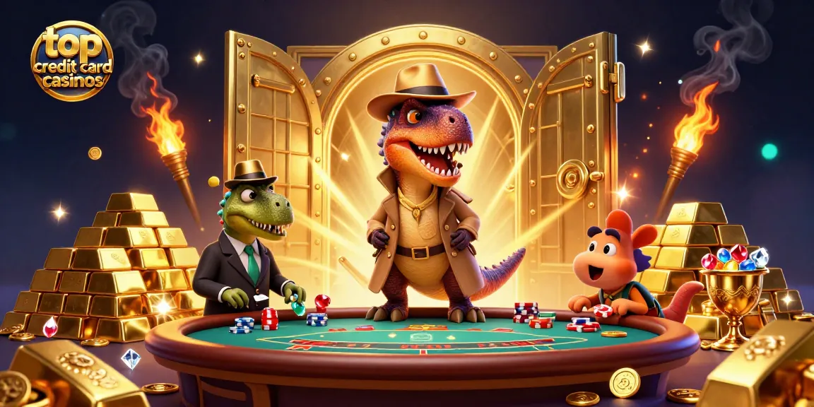 Experience the excitement at top credit card casinos with thrilling characters and dazzling game elements.