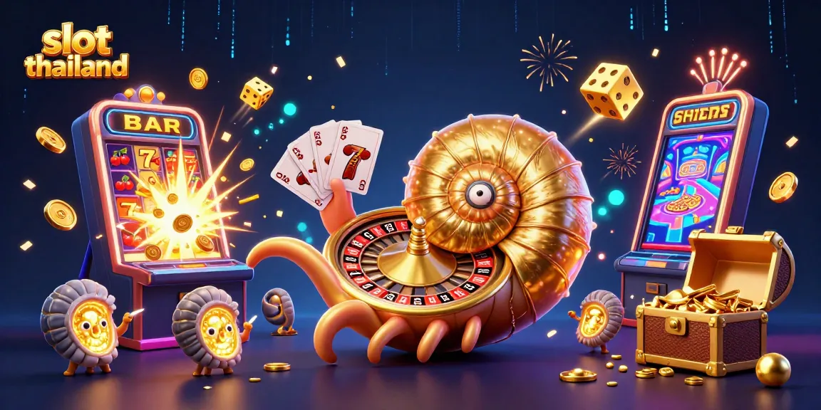 Engage with slot thailand's vibrant dynamics through 3D casino visuals showcasing exciting jackpots and neon energy.
