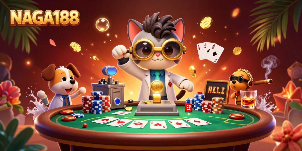 NAGA188 menawarkan permainan poker yang seru dengan suasana kasino yang meriah.