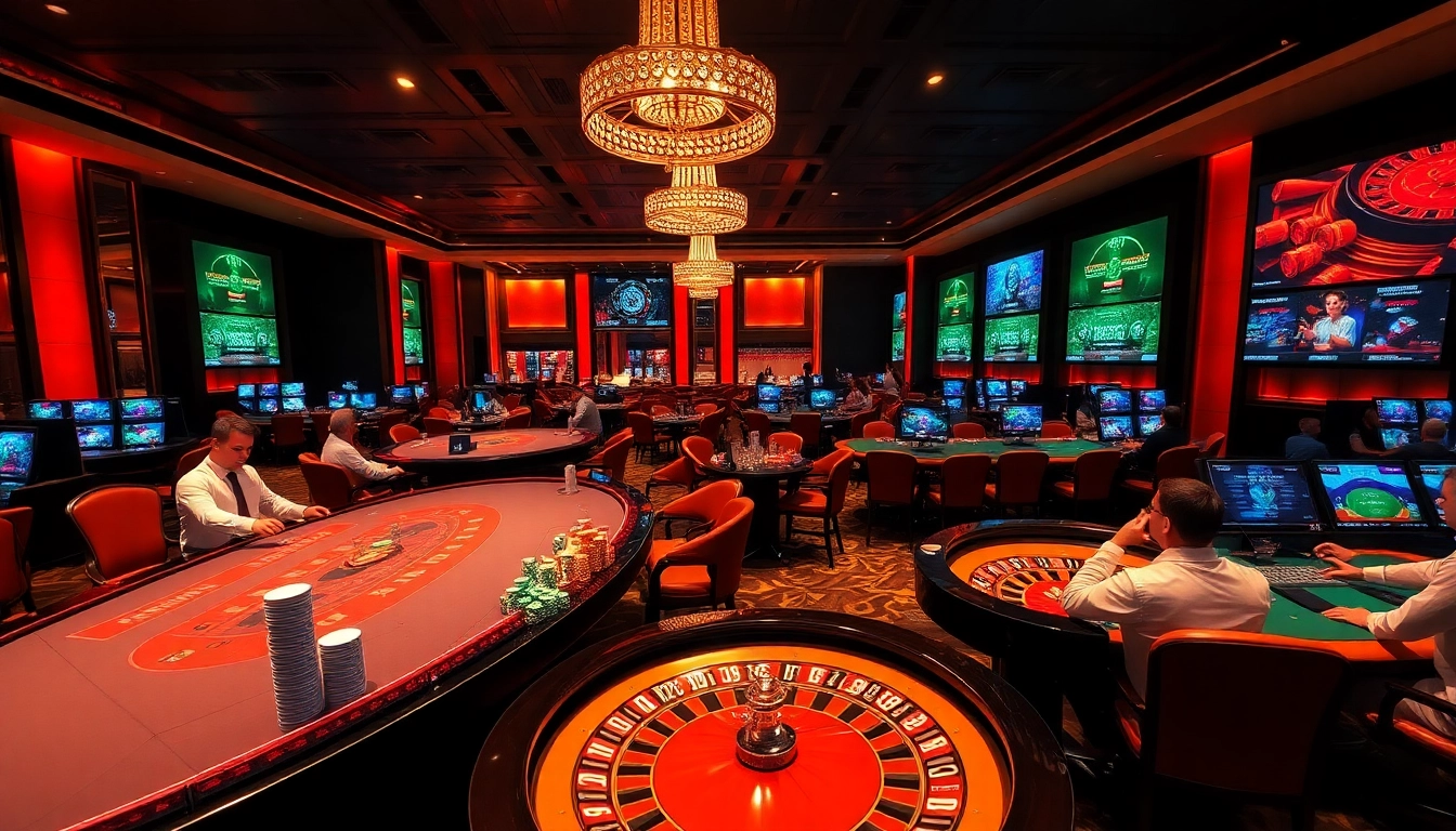 Vivez l'excitation des casinos en ligne Français 2026 avec des tables vibrantes et des joueurs engageants.