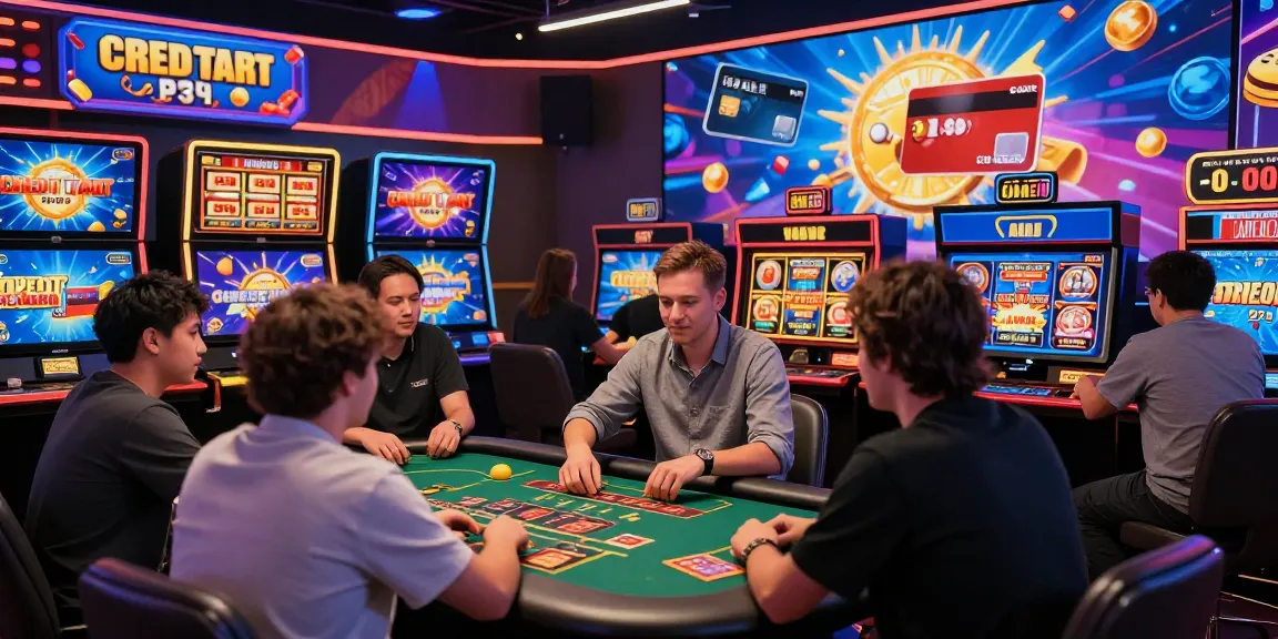 Exciting gaming environment showcasing credit card casinos UK with vibrant casino games and payment options
