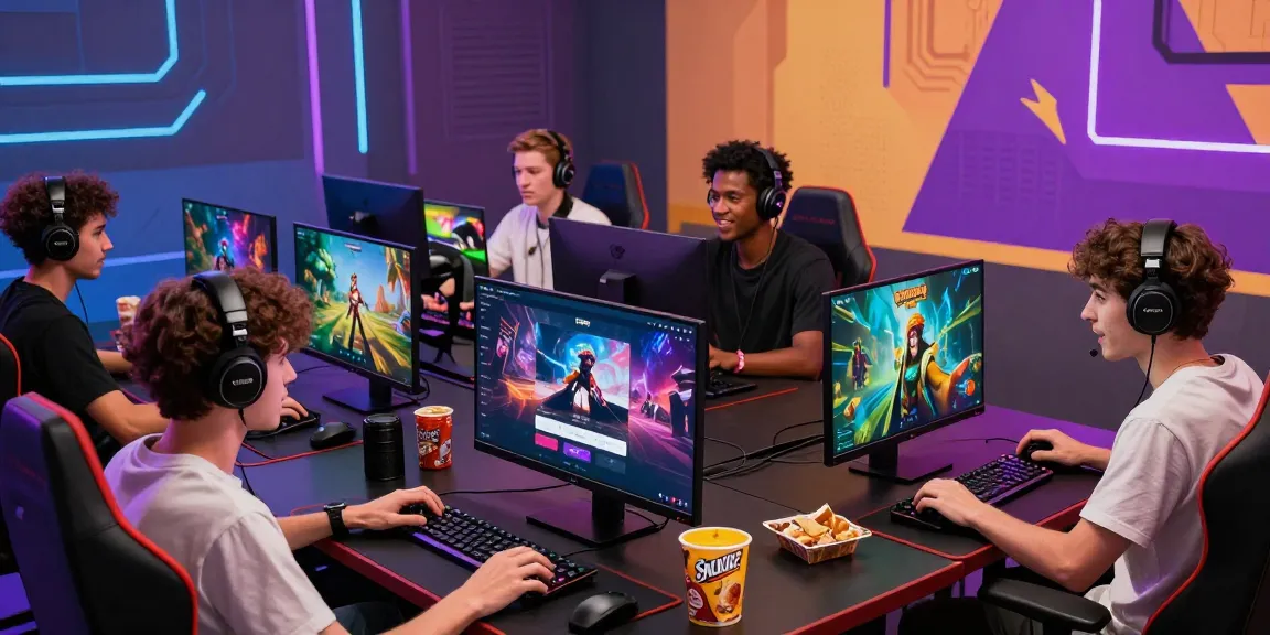 Exciting gaming setup with players immersed in Garuda303 login experience, vibrant visuals, and engaging gameplay.