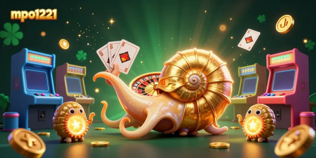 Enjoy thrilling gameplay with mpo1221 featuring a giant nautilus and bright arcade elements.