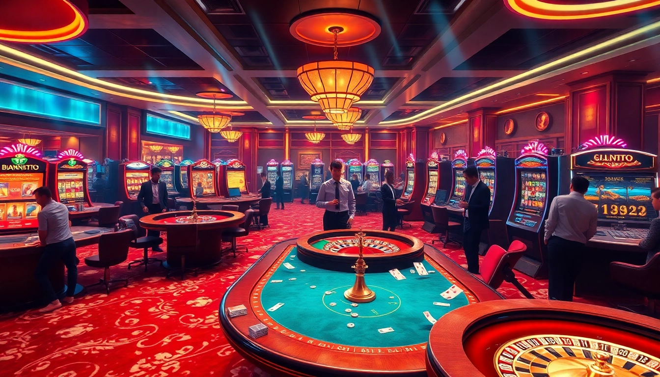 Casino excitement with immersive gaming experiences featuring porn ai elements in a luxurious setting.
