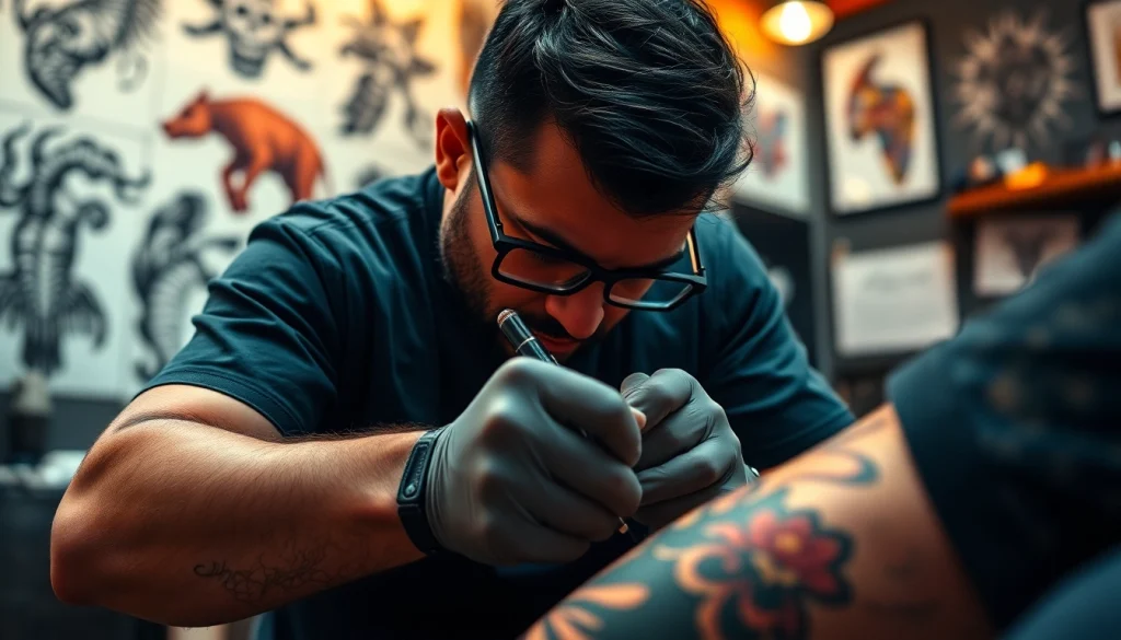 Explore the artistry at entrelagostattooartgallery.com through a tattoo artist's creative process.