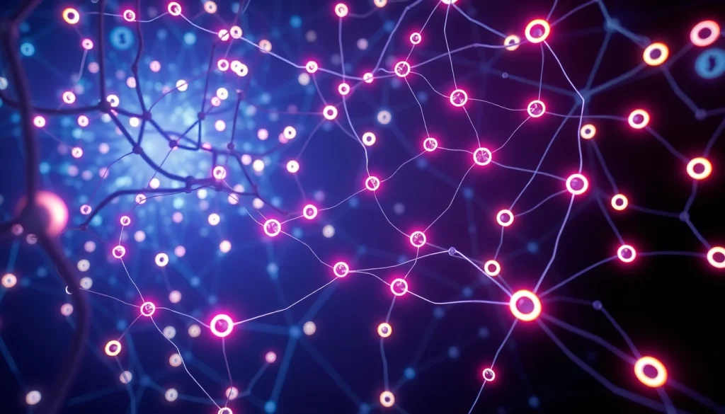 Explore the hidden wiki 2026 with this visual representation of interconnected dark web links.