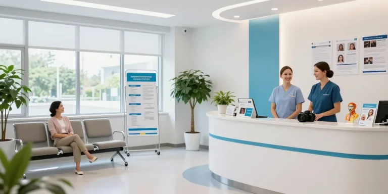 Hair transplant turkey consultation at modern health clinic, dedicated to patient care and advanced medical services.